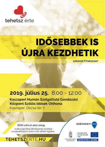 2019. július 25. - Idősebbek újra kezdhetik! - Kaszaper - Kaszaperi Humán Szolgáltató Gondozási Központ Szőlős Idősek Otthona 2019. július 25. - Idősebbek újra kezdhetik! - Kaszaper - Kaszaperi Humán Szolgáltató Gondozási Központ Szőlős Idősek Otthona